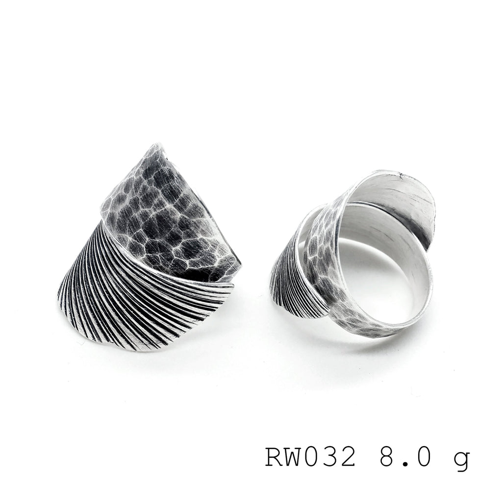 Purely symbolic. A 98% fine silver ring.