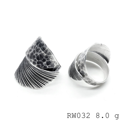 Purely symbolic. A 98% fine silver ring.