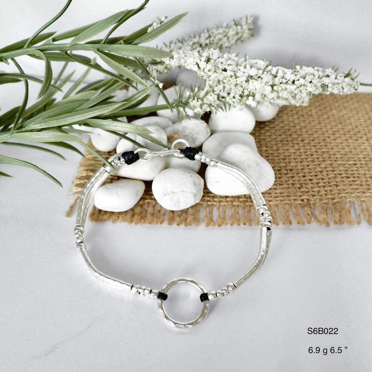 Your daily dose of sparkle. Silver bracelet must-have.