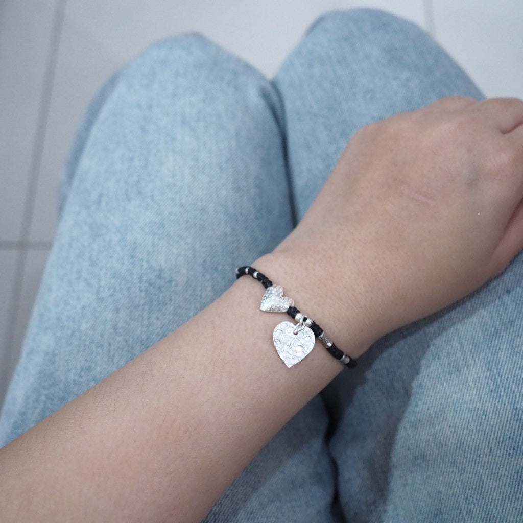 This pure silver bracelet is pure class.