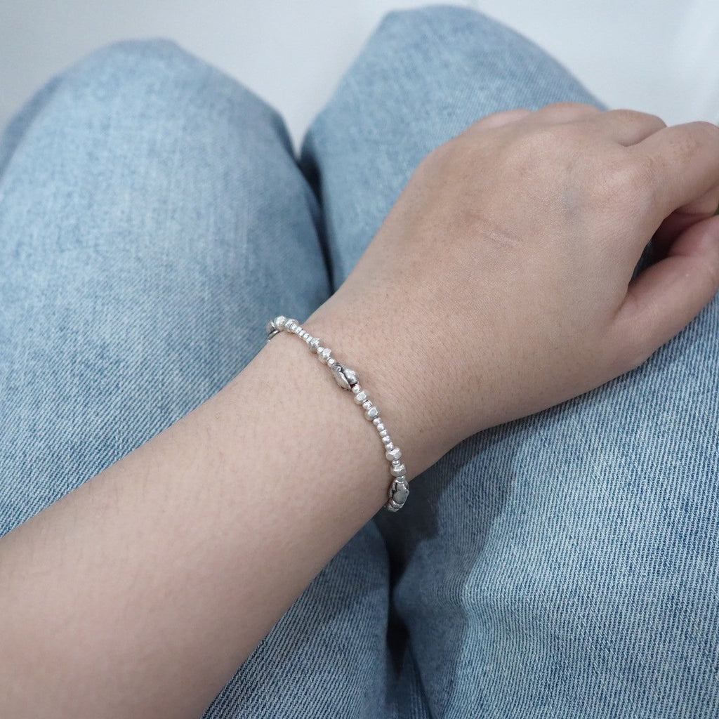 Treat yourself to this gorgeous silver bracelet.