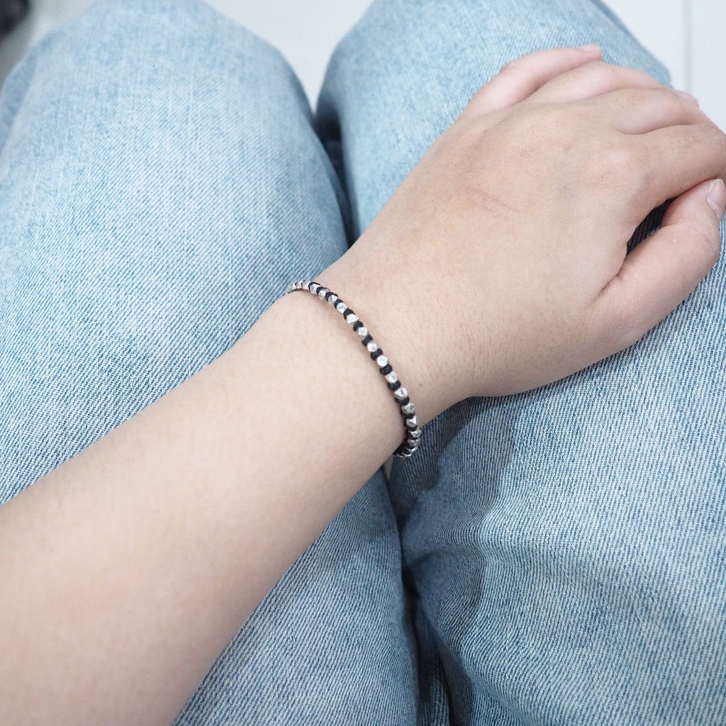 The silver bracelet everyone is talking about.