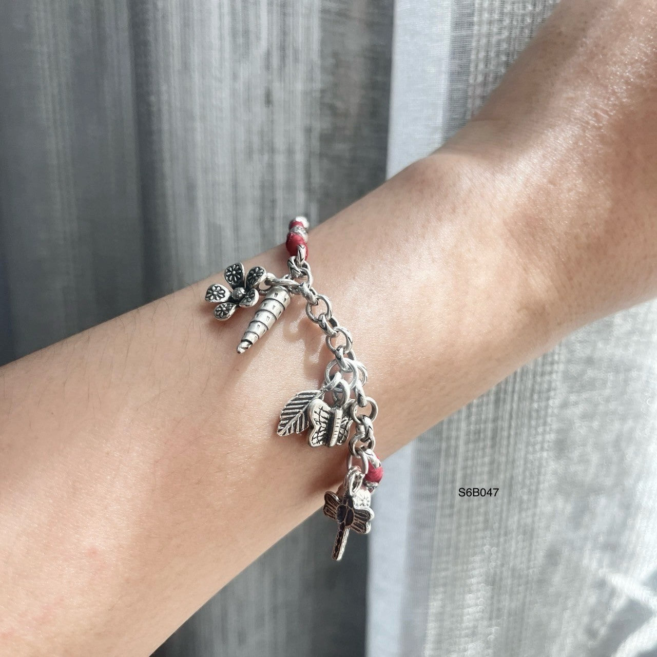 Affordable luxury: this silver bracelet.