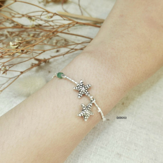 Gift the glow! Beautiful silver bracelet.