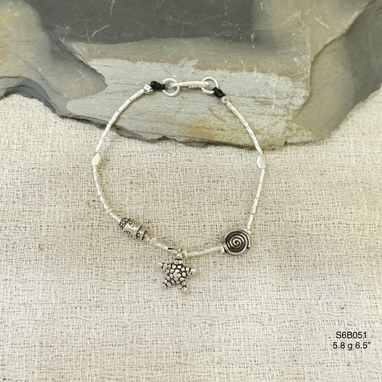 Quality sterling silver bracelet, built to last.