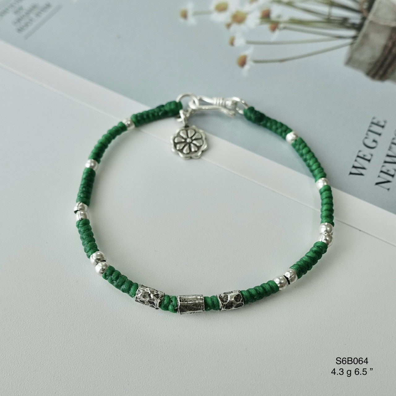 Wear your silver bracelet everywhere.