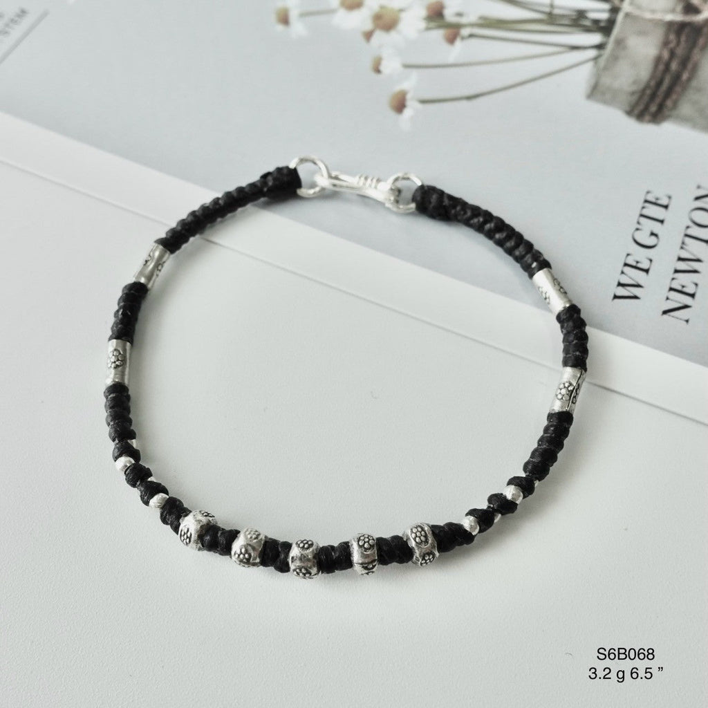 Accessorize better with a silver bracelet.