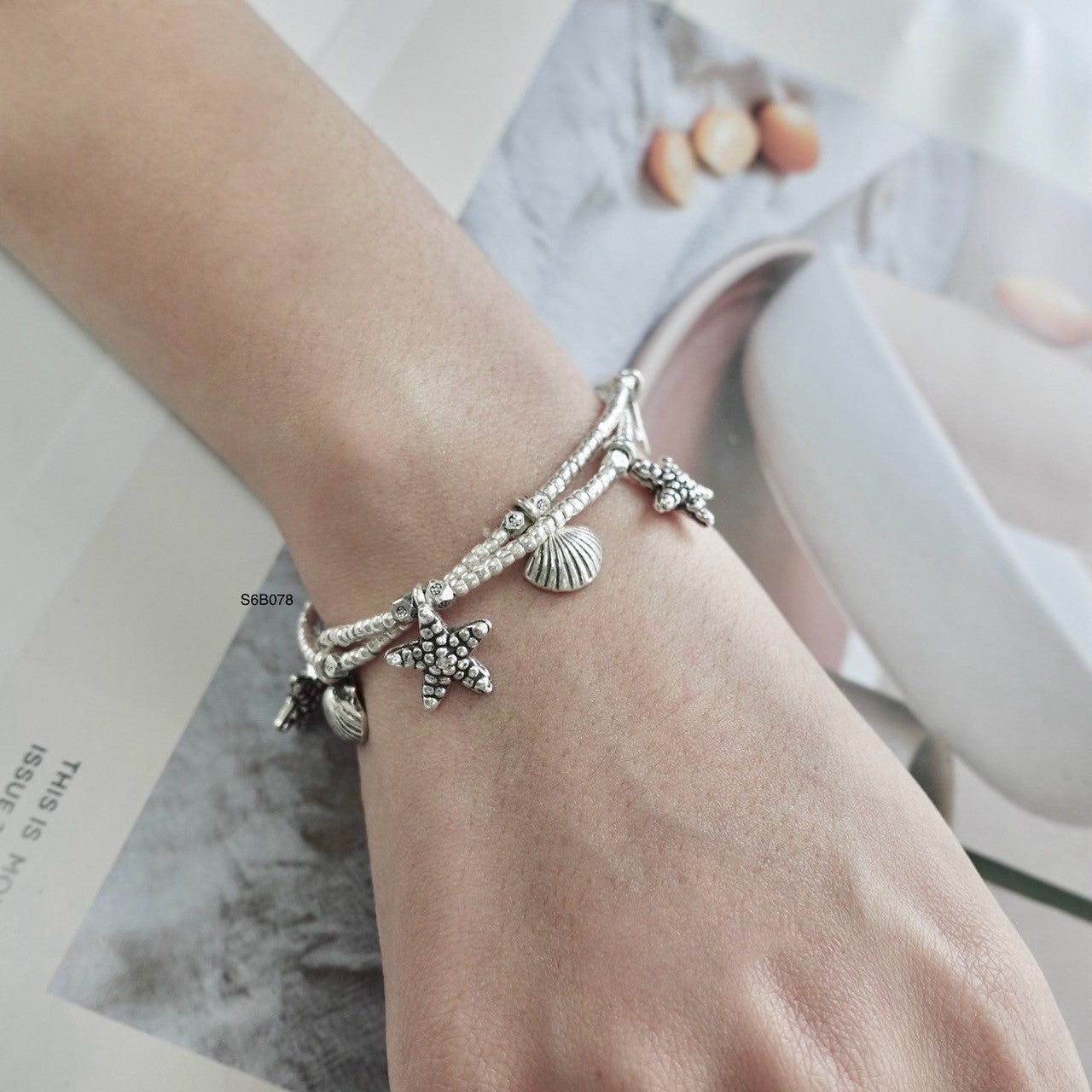 Handmade bracelet filled with good vibes.