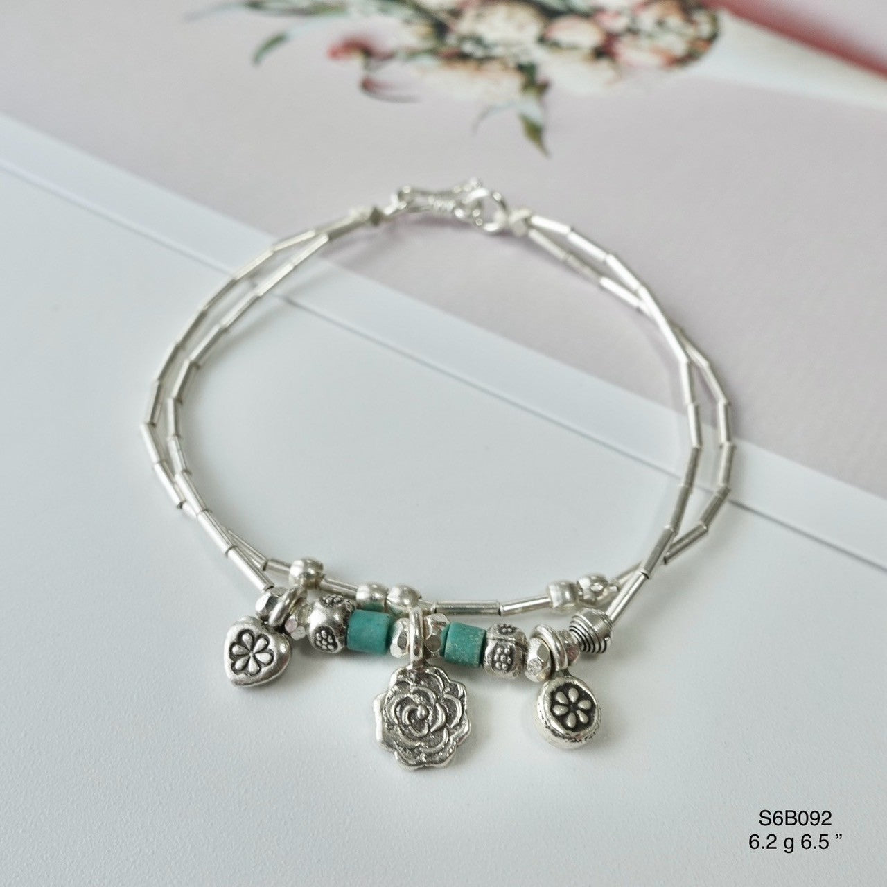 Labour of love: this beautiful bracelet.