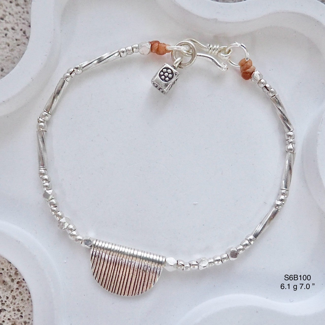 Intricate design on this beautiful bracelet.