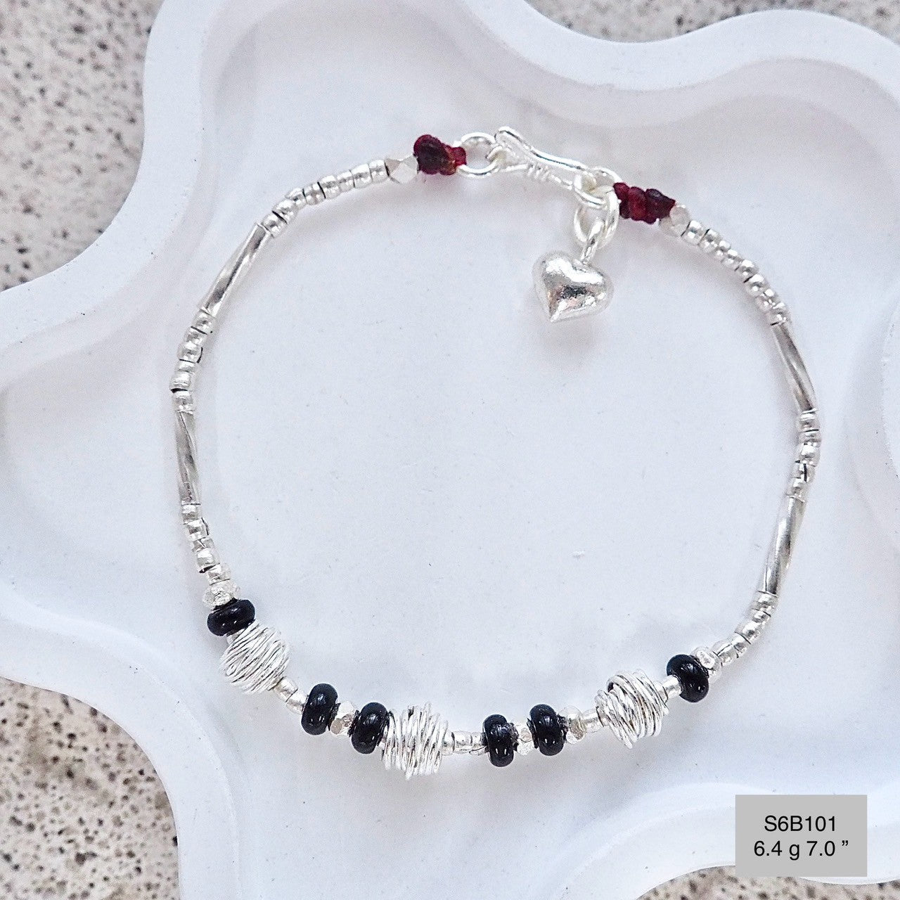 Handmade bracelet that makes a statement.