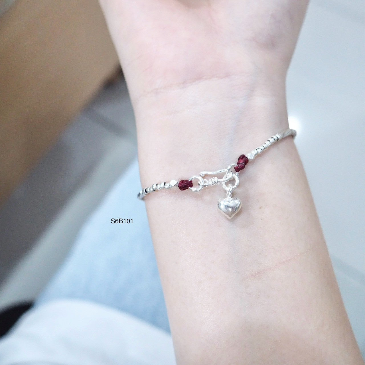 Handmade bracelet that makes a statement.