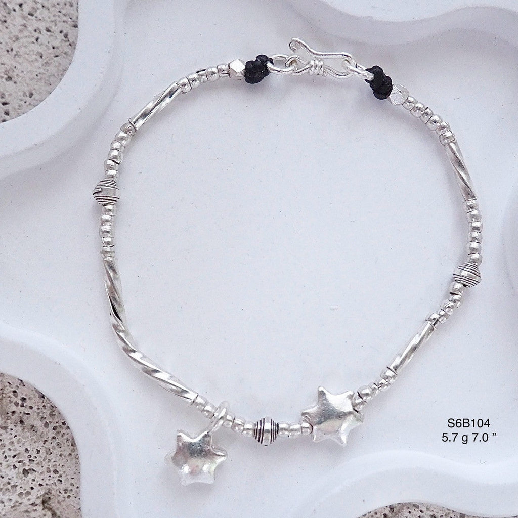 Positive energy woven into this bracelet.