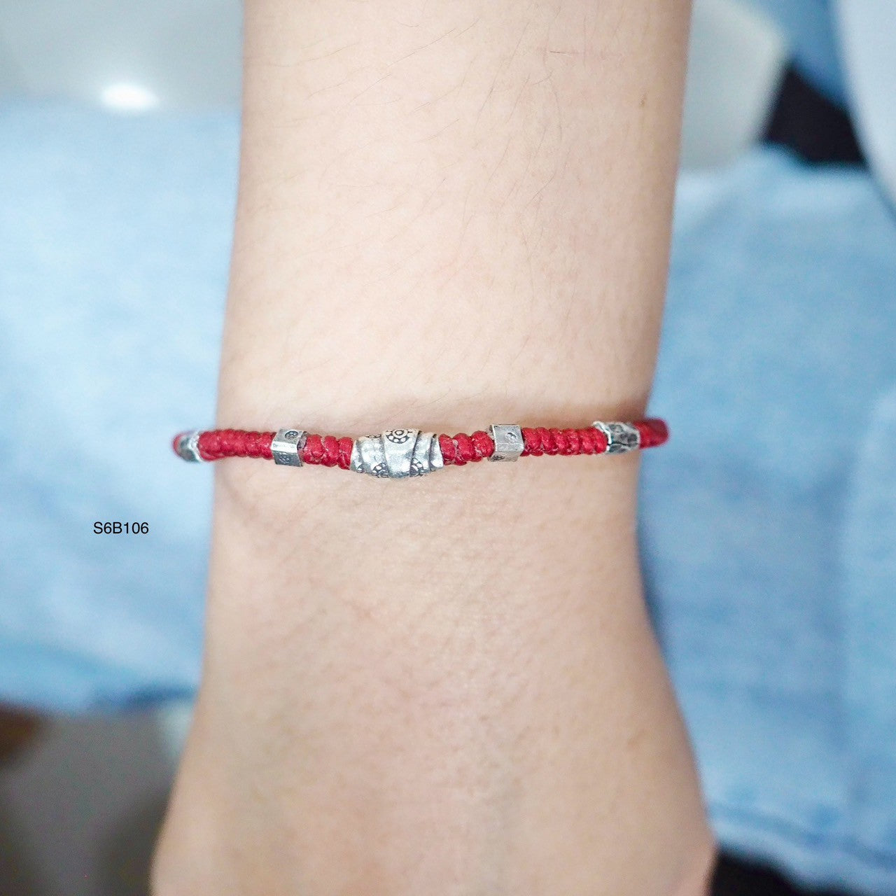 Feels as good as it looks. Handmade bracelet.