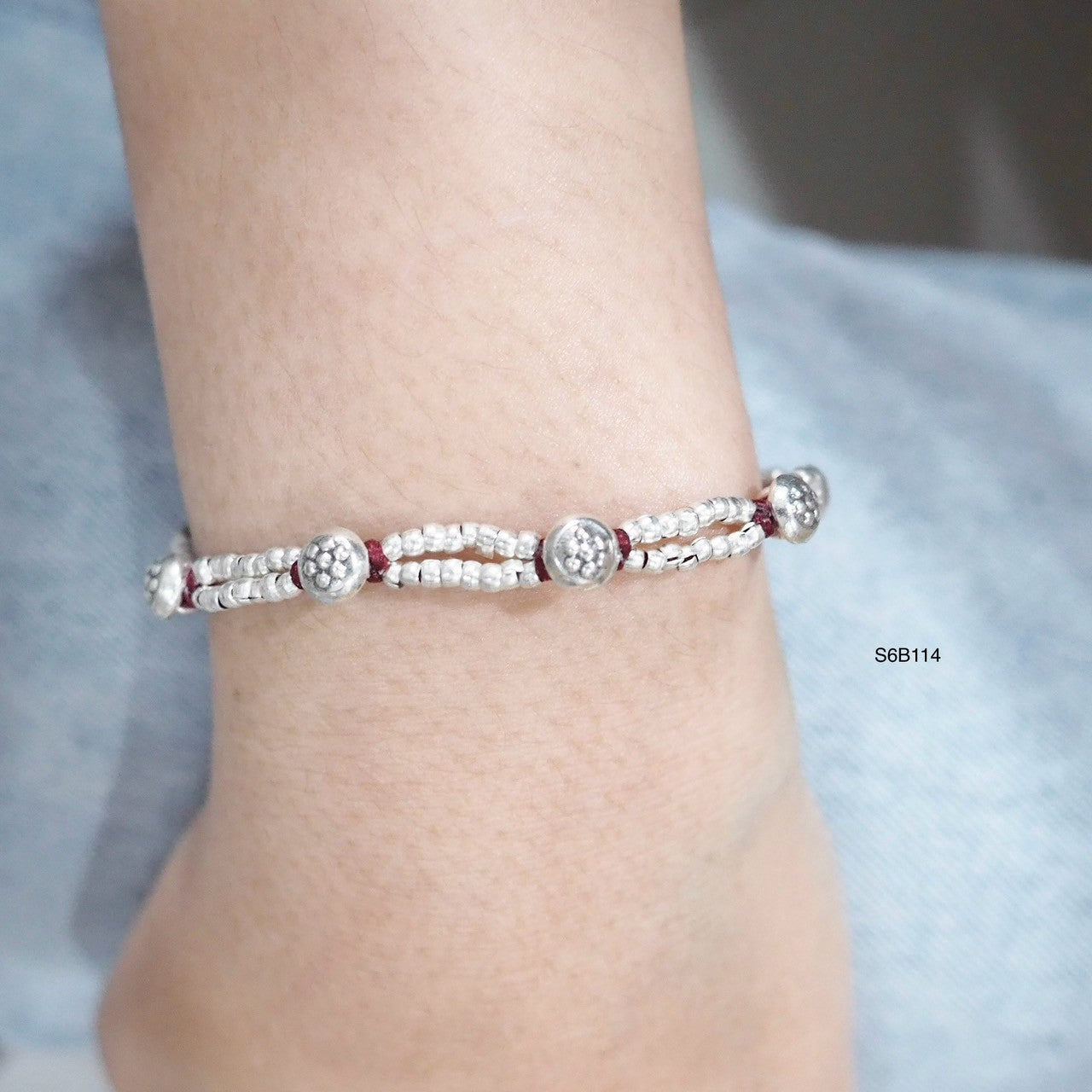 Simple beauty, handmade bracelet.