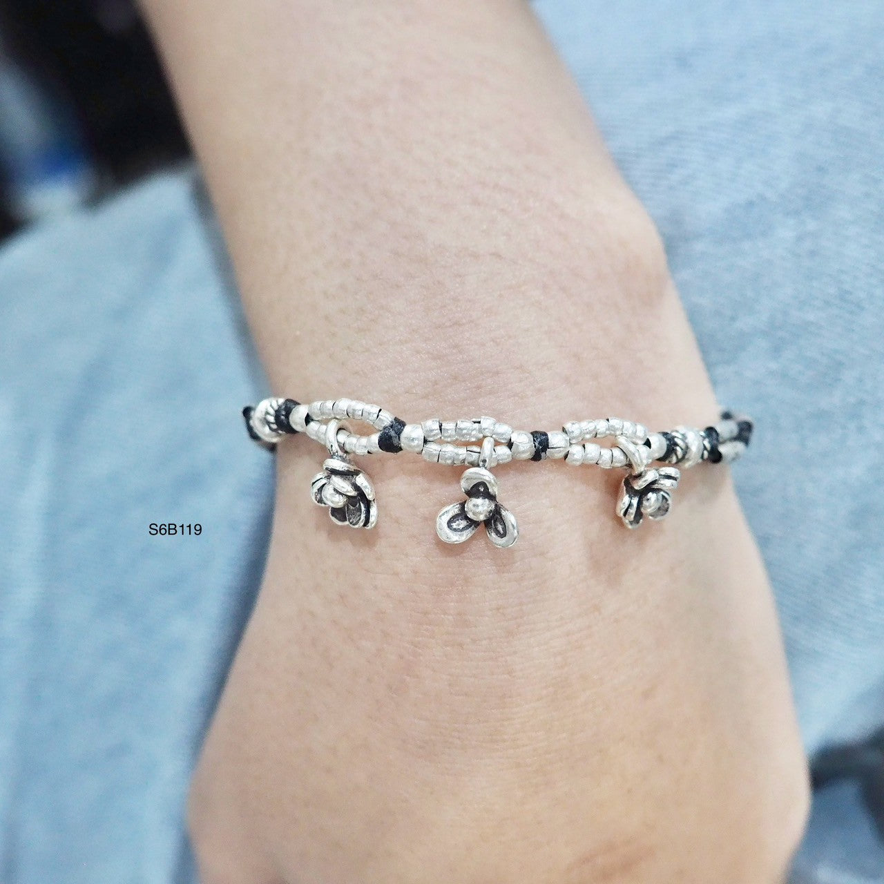 Ready to be yours. This handmade bracelet.