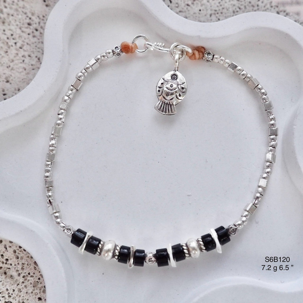 Hand-formed sterling silver bracelet. Pure quality.