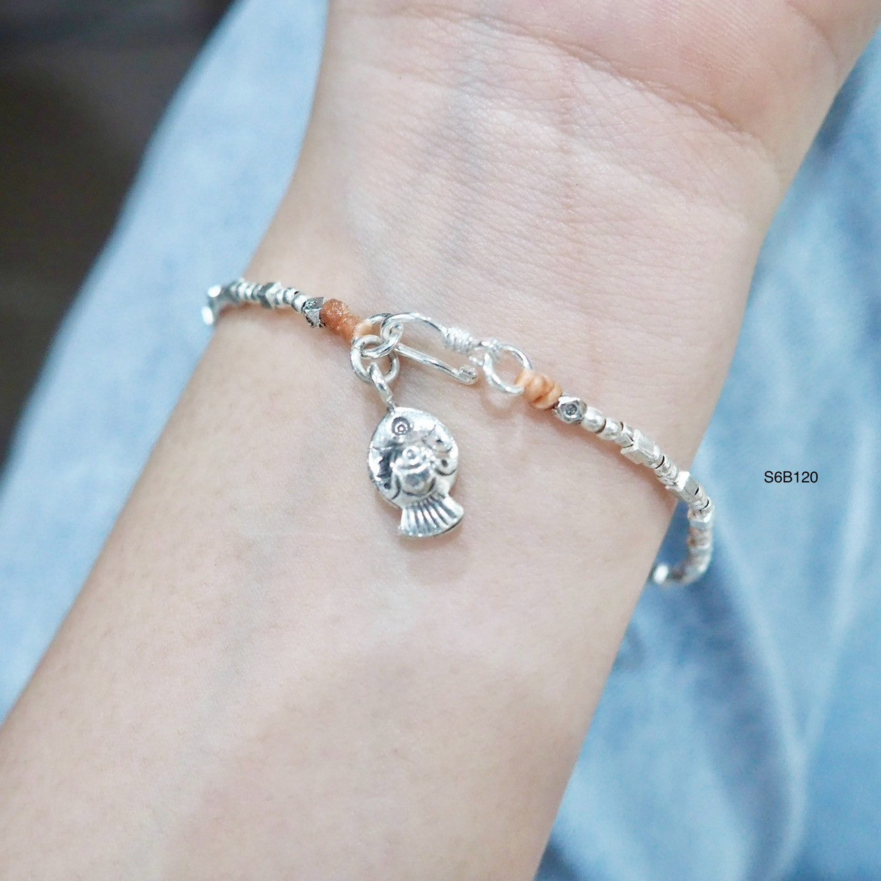 Hand-formed sterling silver bracelet. Pure quality.