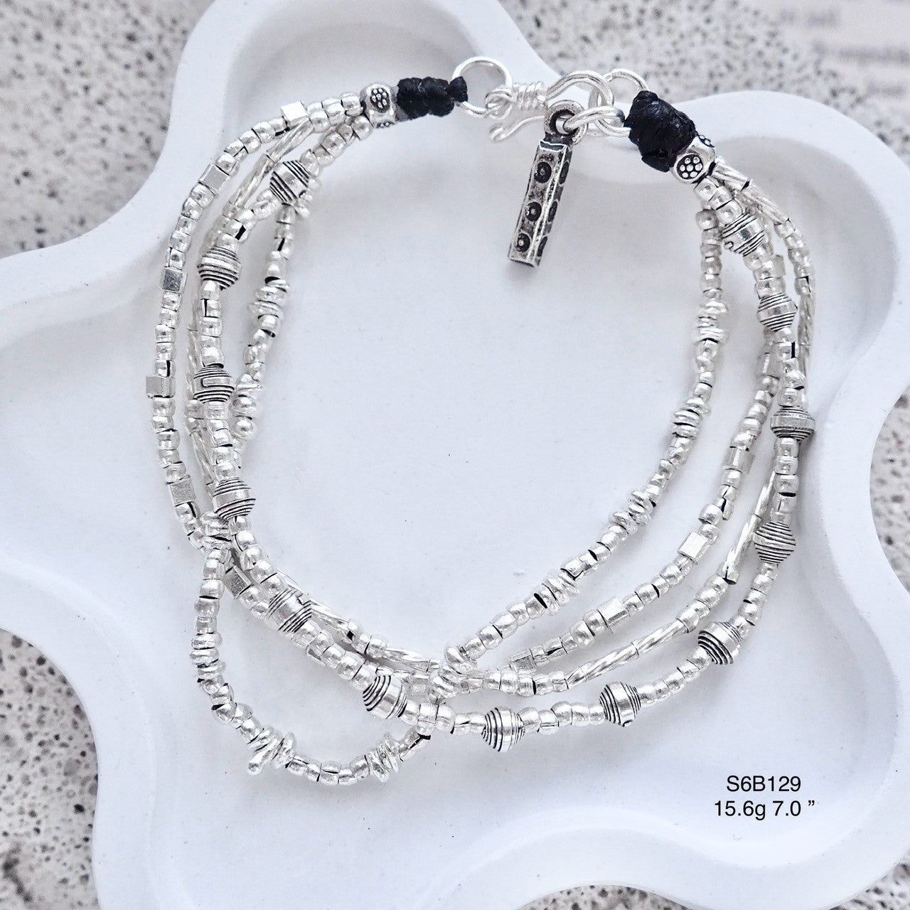 The ultimate artisan silver bracelet.