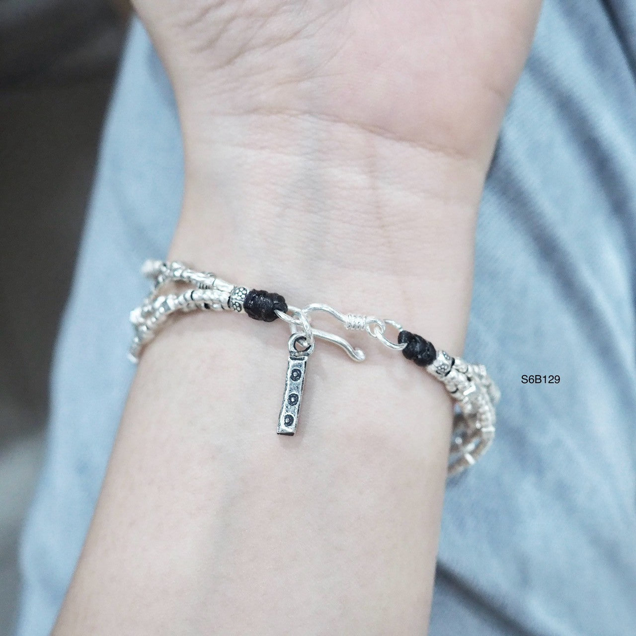 The ultimate artisan silver bracelet.