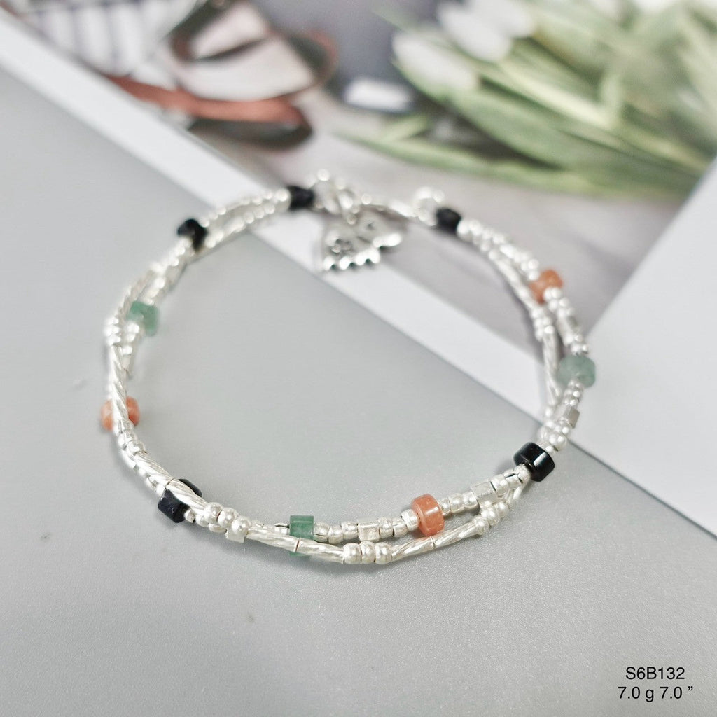 Expertly finished handmade silver bracelet.