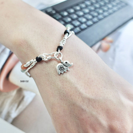 Expertly finished handmade silver bracelet.