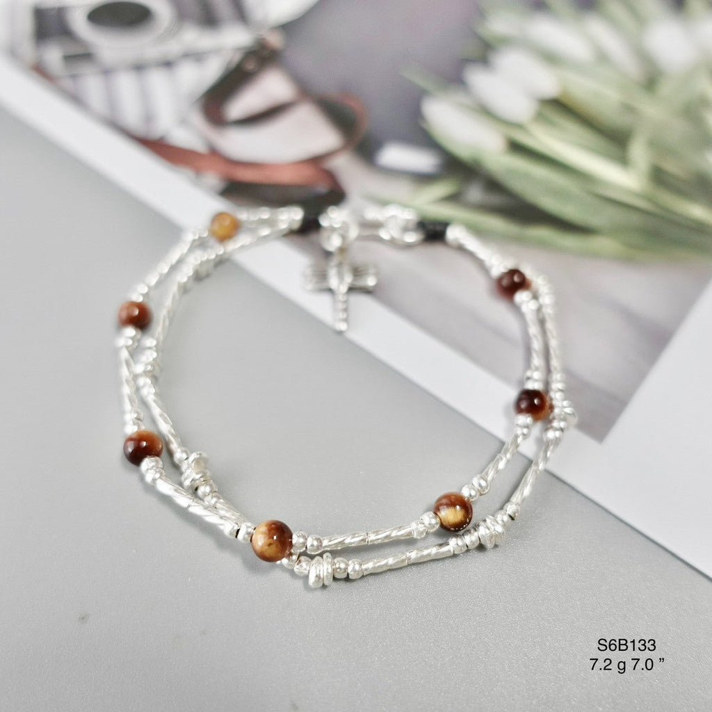 Invest in quality: this handmade silver bracelet.