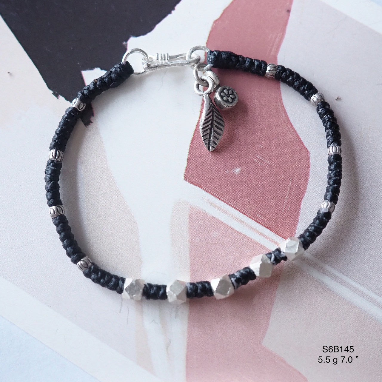 Hand-polished to perfection. Gorgeous silver bracelet.