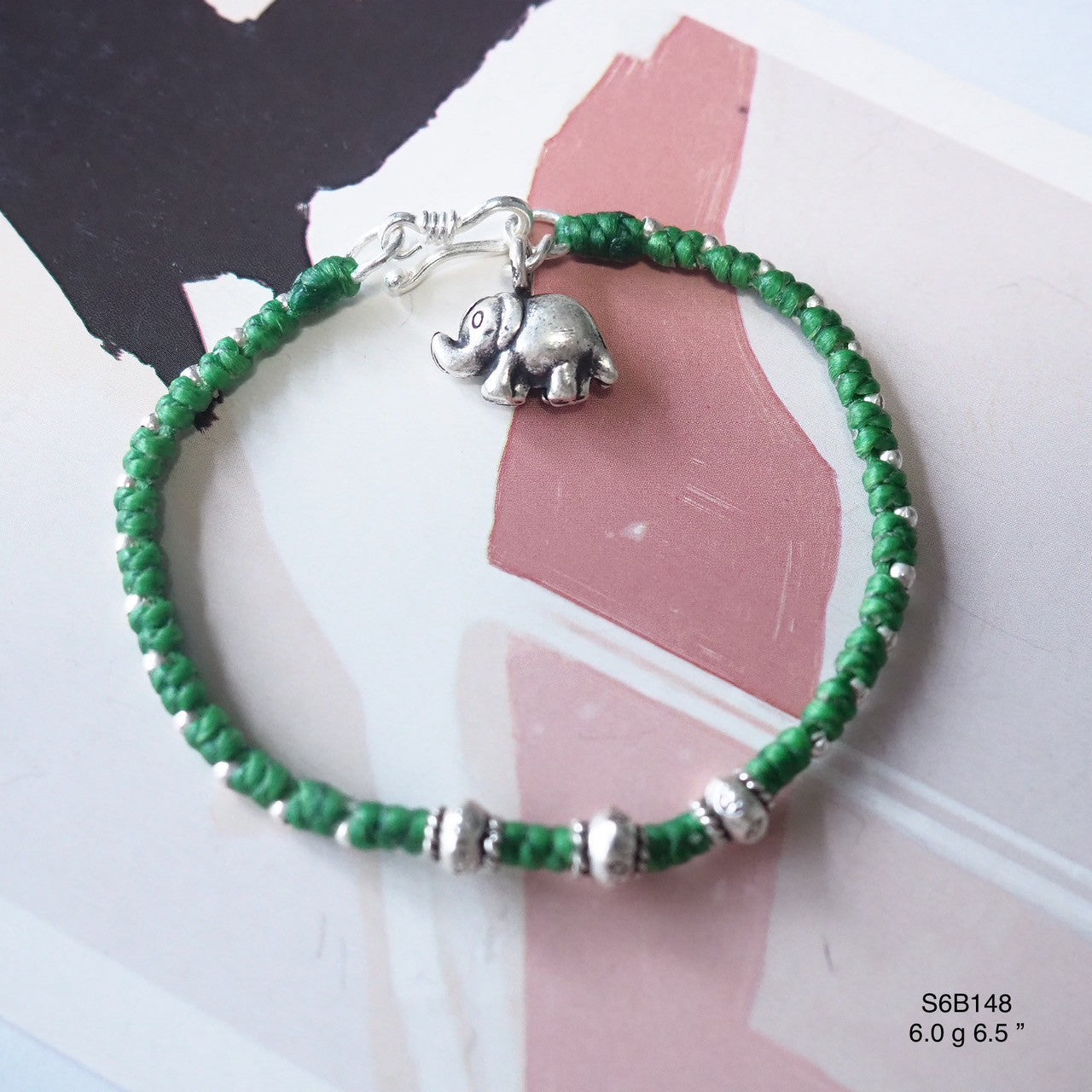 That beautiful, soft silver glow on this bracelet.