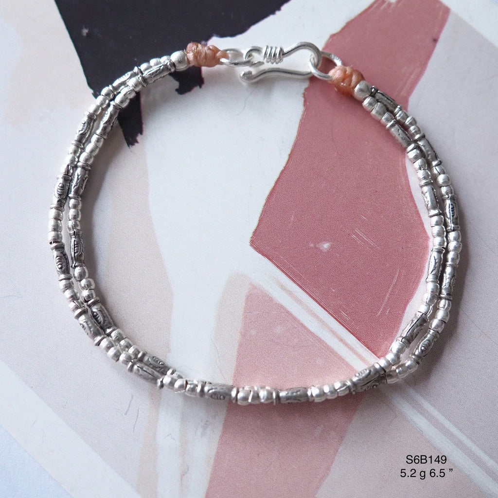 The handmade silver bracelet everyone needs.