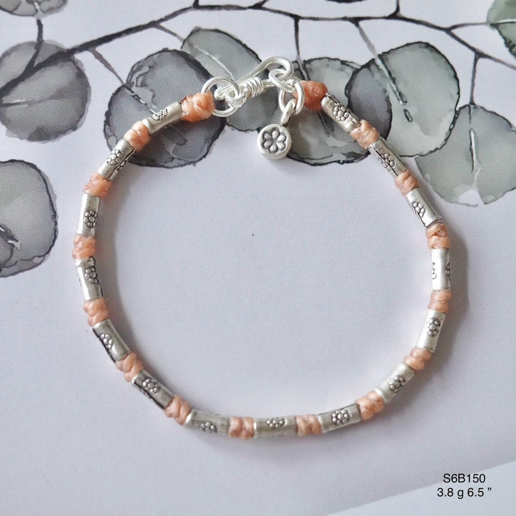 A truly thoughtful gift: a handmade silver bracelet.