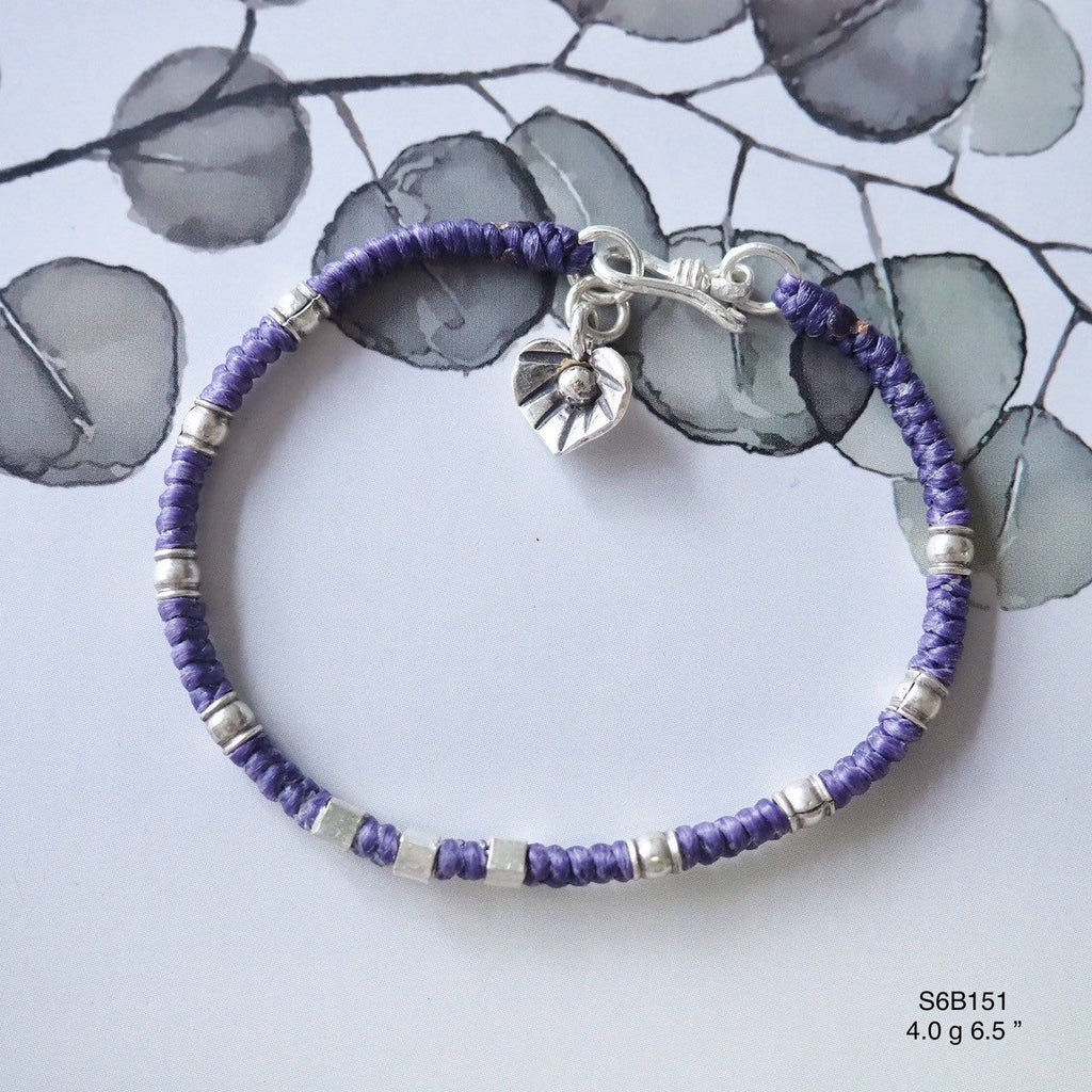 Simple silver beauty in a classic bracelet.