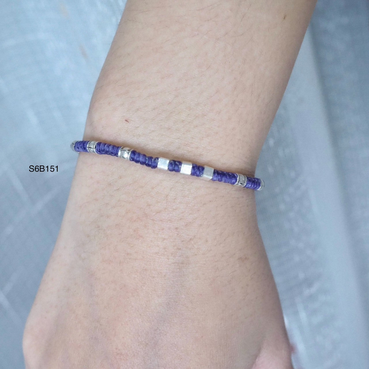 Simple silver beauty in a classic bracelet.