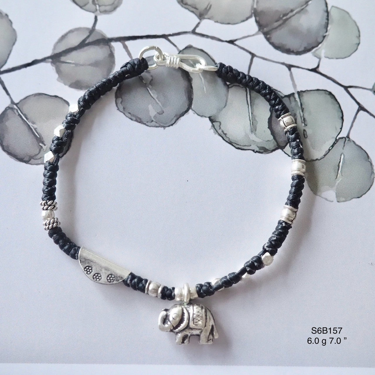 Real silver, real hands, real beautiful bracelet.