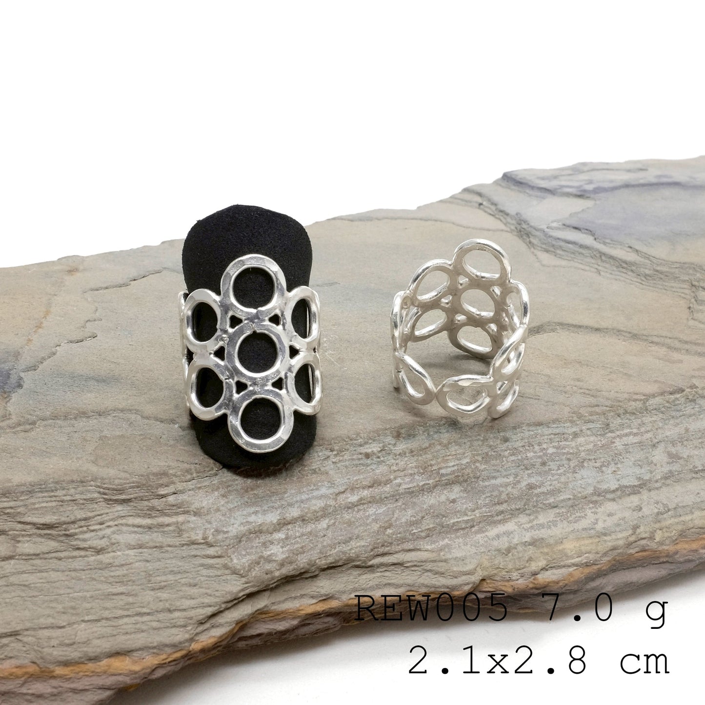 Built to last, designed to impress. Add this silver ring to cart.