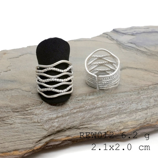 Quality over quantity. Invest in a lifelong silver ring.