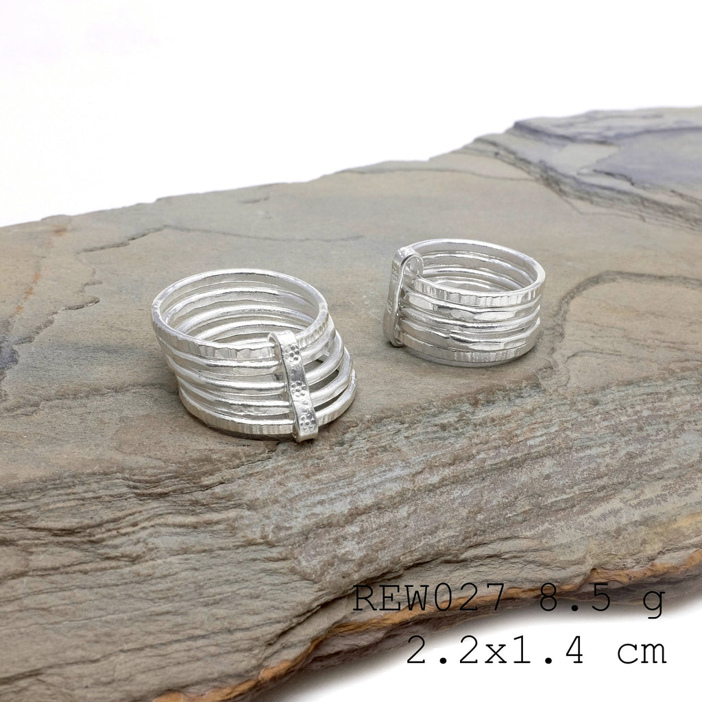 Polished to perfection. The ultimate silver ring statement.