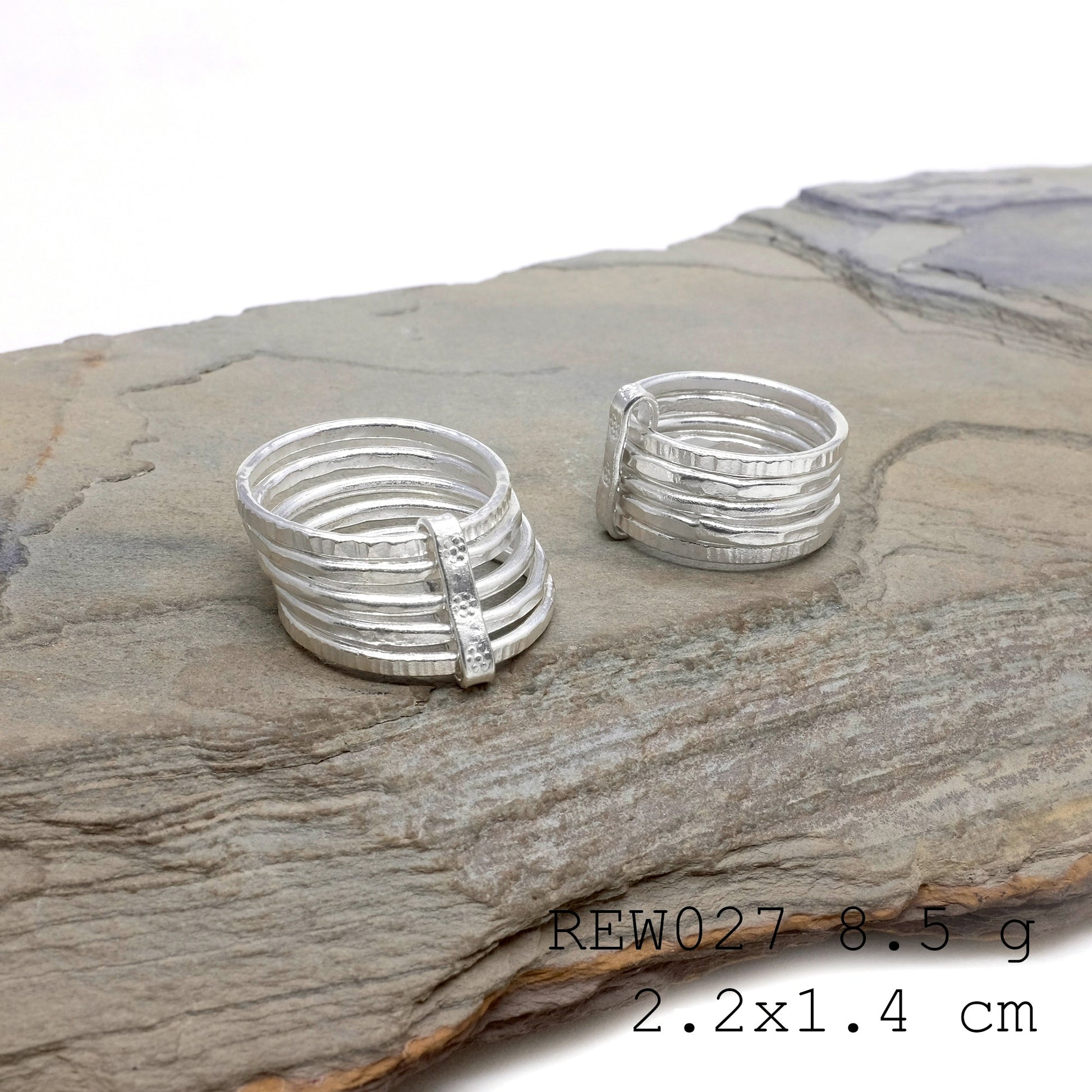 Polished to perfection. The ultimate silver ring statement.