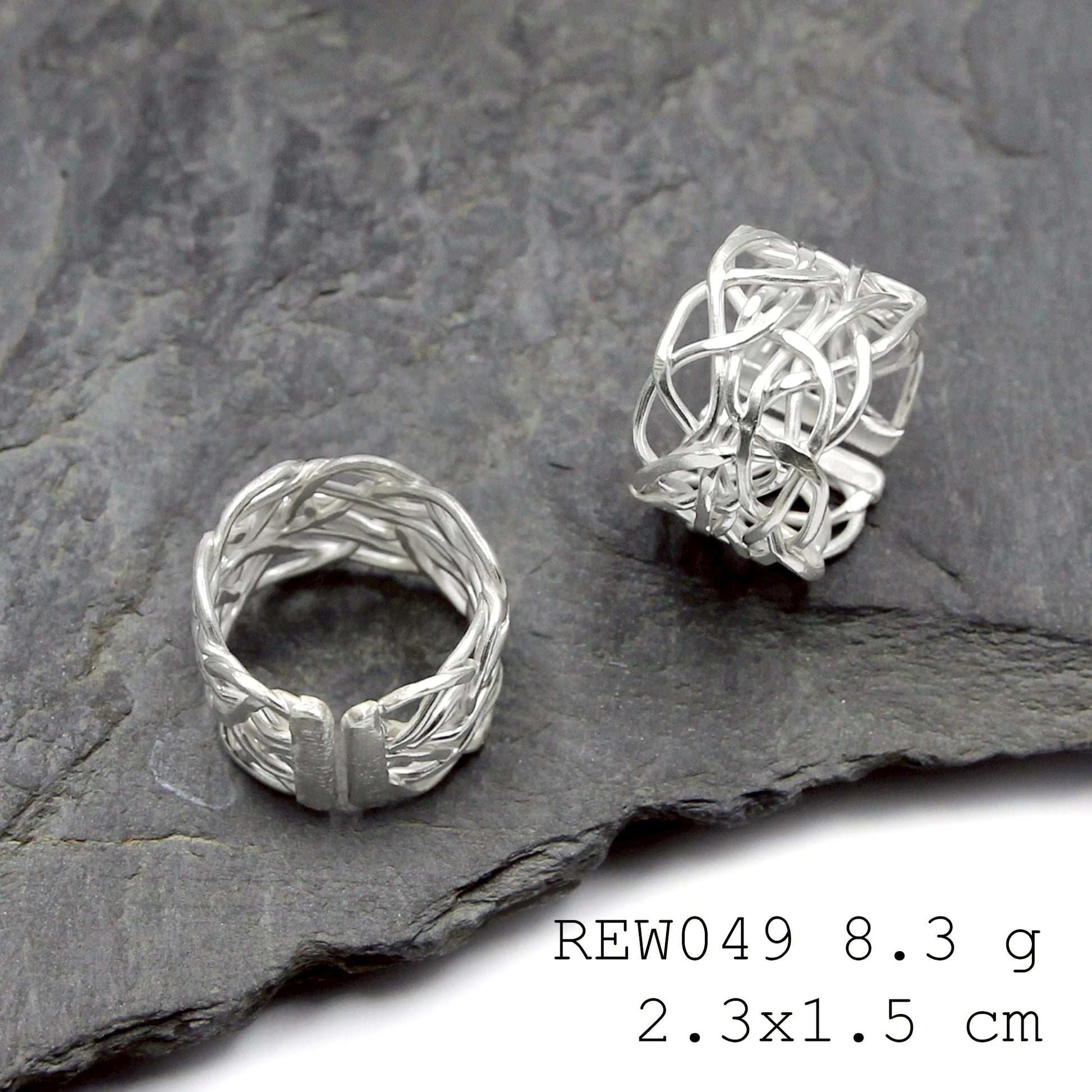New Drop! See the incredible detail in this silver ring.