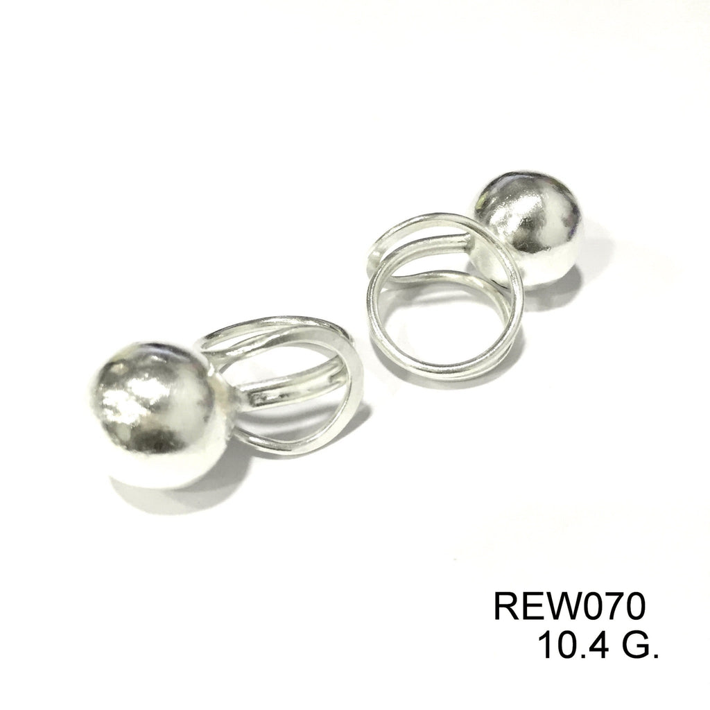 Own this unique silver ring.