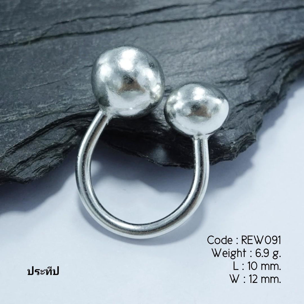 Handmade quality silver ring.