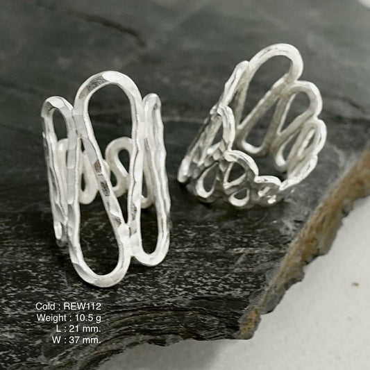 Detail focused: Our newest silver ring.