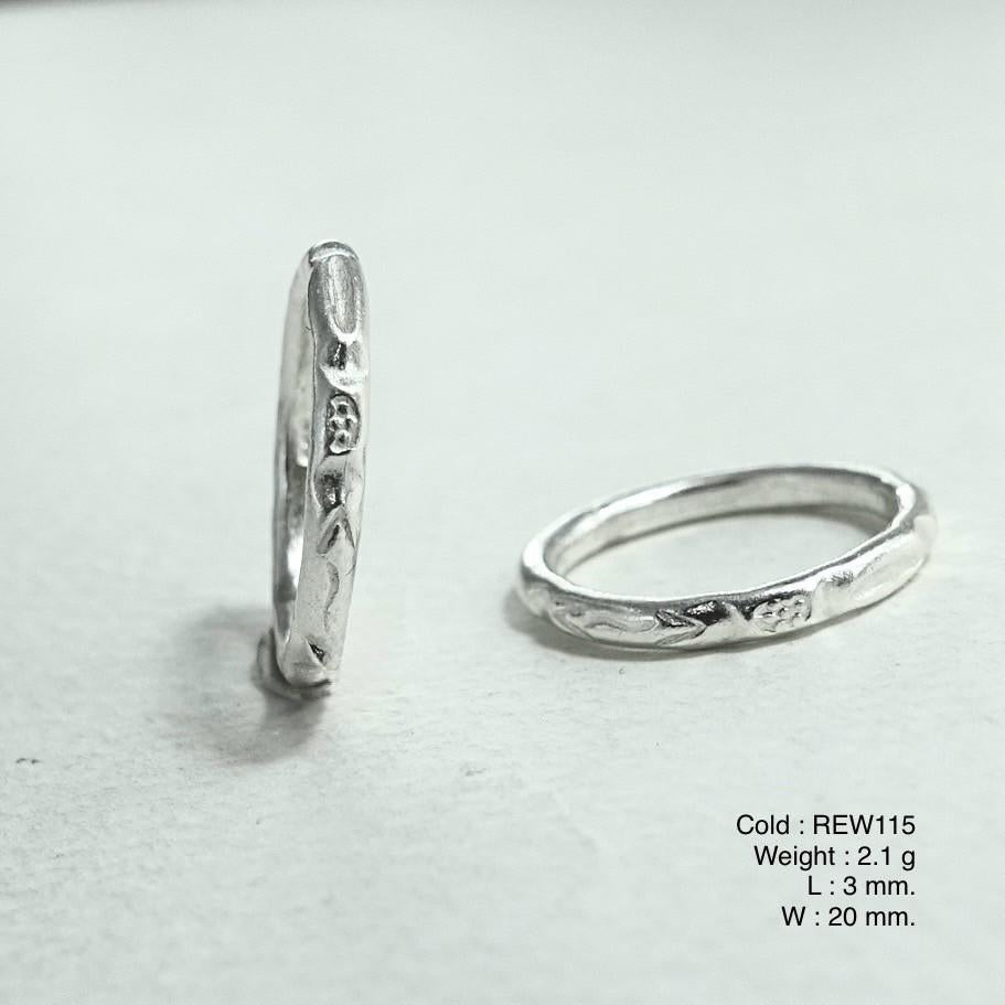 Crafted beauty: Your new silver ring.