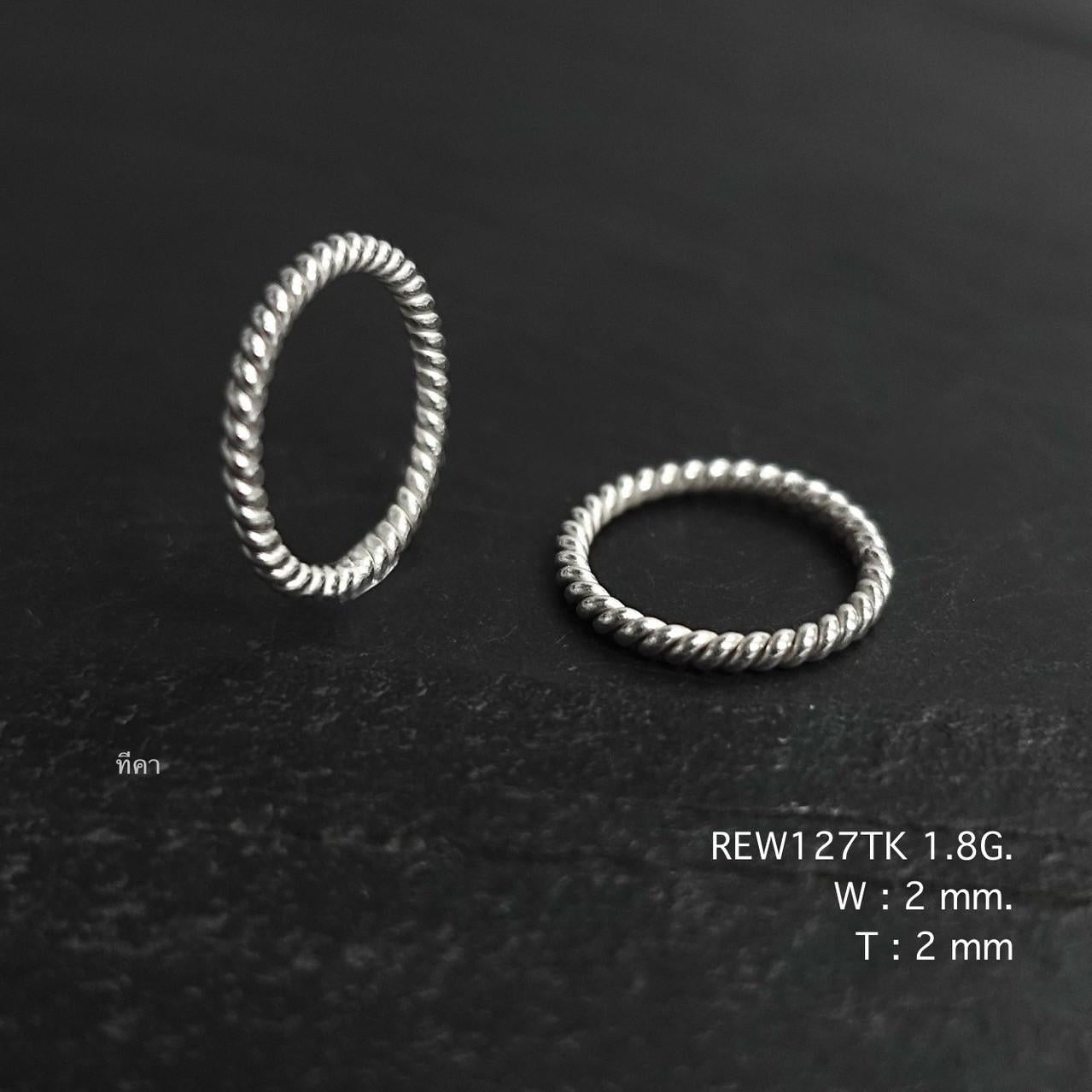 Stack it up with this silver ring.