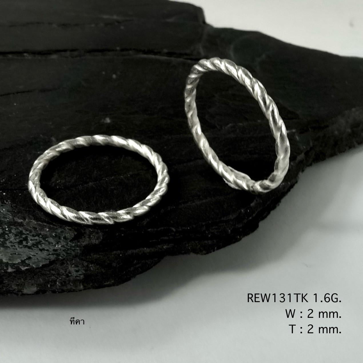 The perfect thumb silver ring.