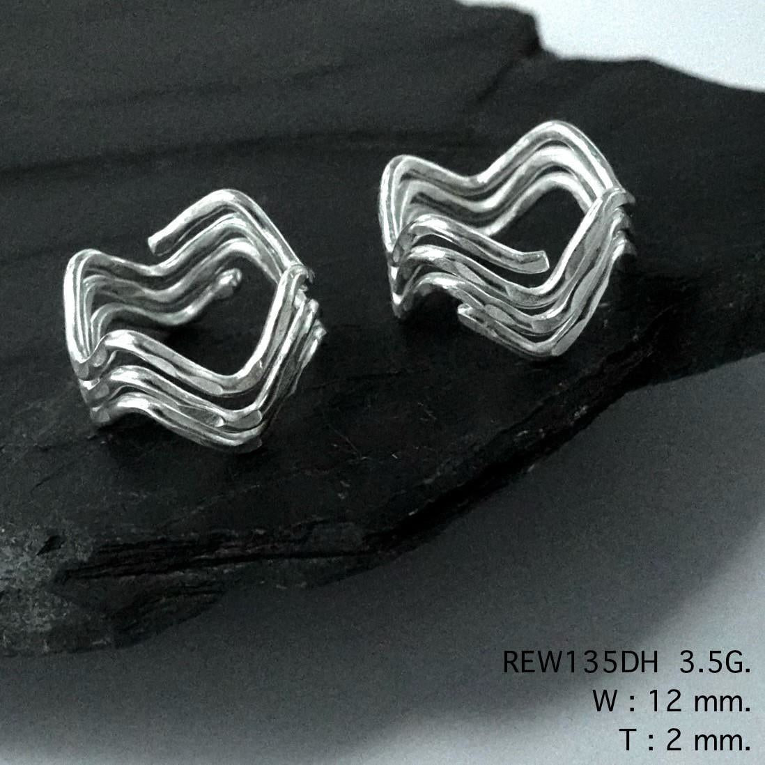 Freshly crafted silver ring design.