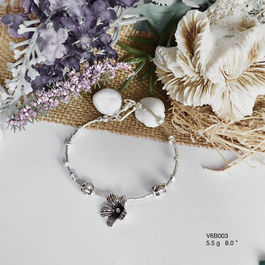 Whispers of Silver: Delicate Bracelet