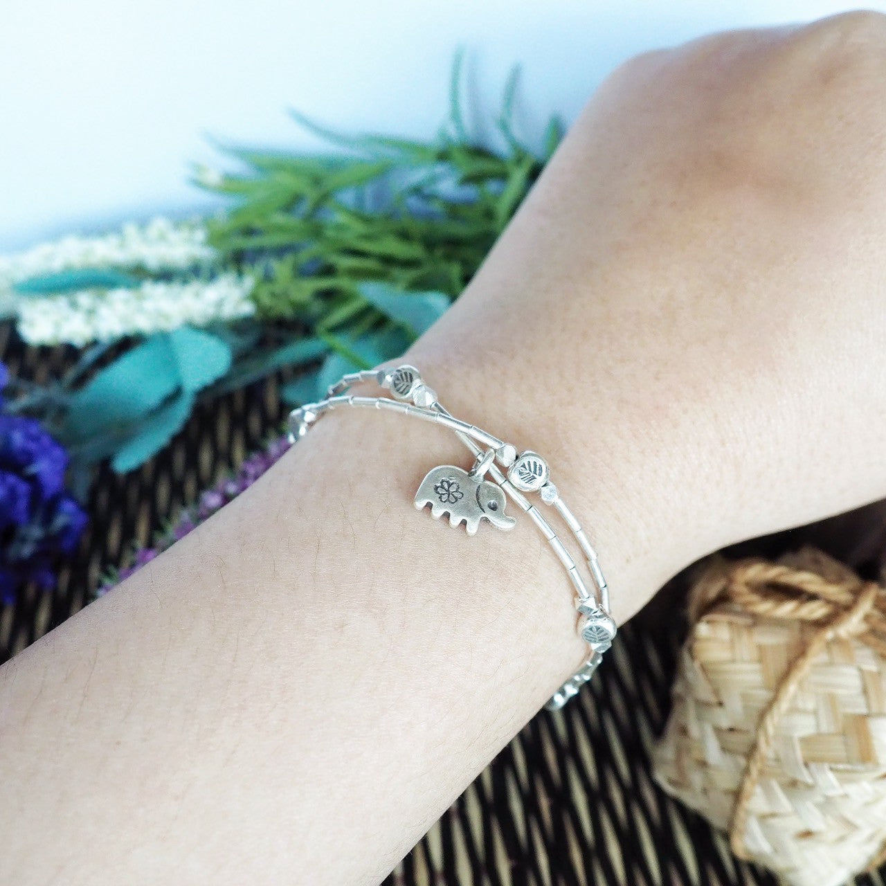 Pure simplicity. Pure silver bracelet. handmade silver jewelry Thailand