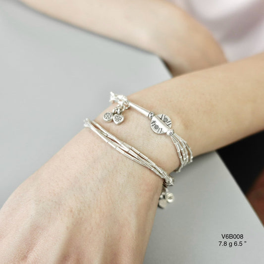 Graceful Pure Silver Bracelet