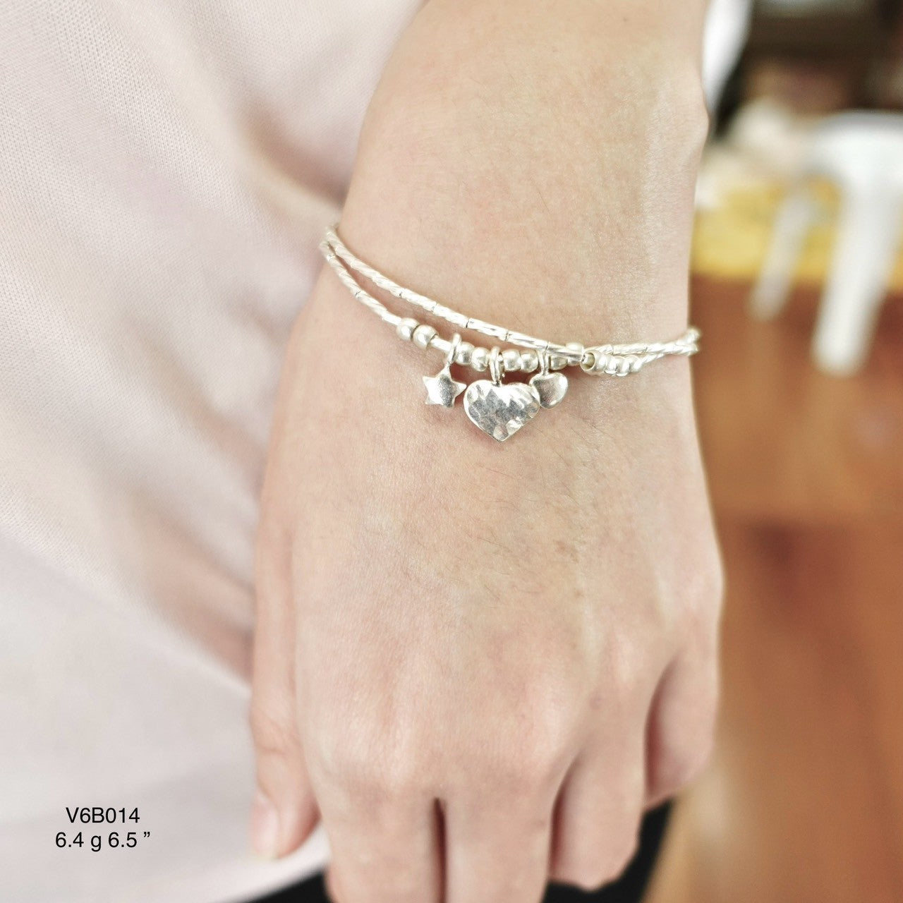 Modern Pure Silver Bracelet